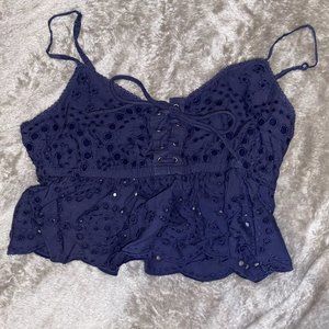 Blue tank